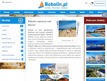 Tablet Screenshot of bobolin.pl
